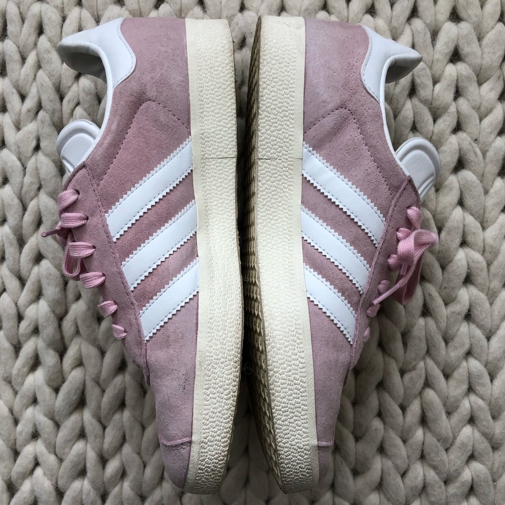 Adidas Gazelle Pink Blush Suede Sneakers - Picture 4 of 8